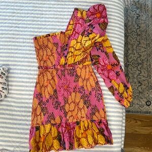 Farm Rio one shoulder dress